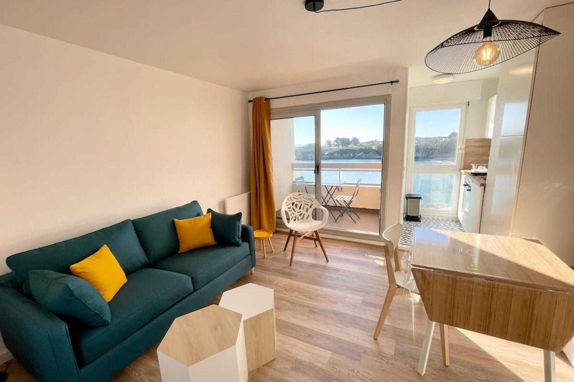 Pieds Dans L'Eau T2 Archi Cosy - Vue Mer 180 Ploemeur Exterior foto